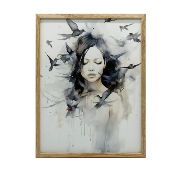 Birds and Soul Birds and Soul, 60x90 cm, oinramad, 230 gsm matt papper
