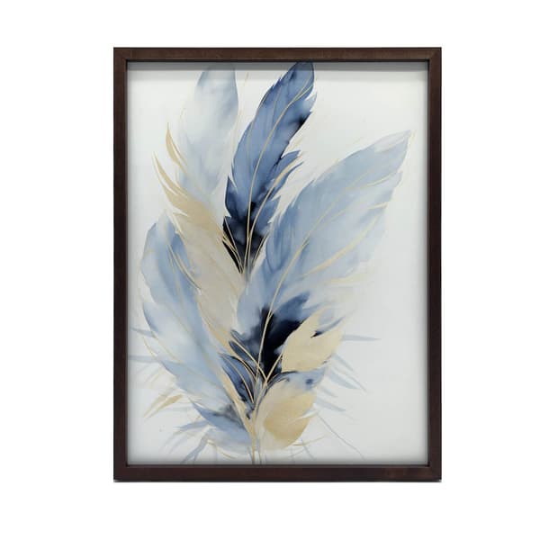 Elegance of Feathers Elegance of Feathers, 70x100 cm, mörkbrun träram, 230 gsm matt papper