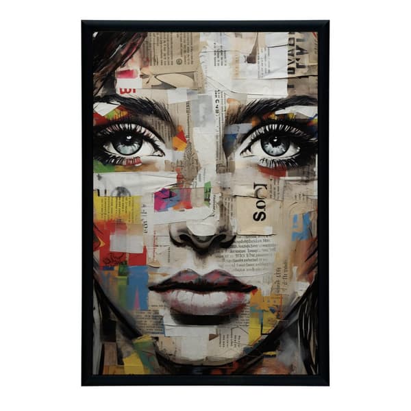 The Colorful Face of Art The Colorful Face of Art, 70x100 cm, uindrammet, premium lærred på båre