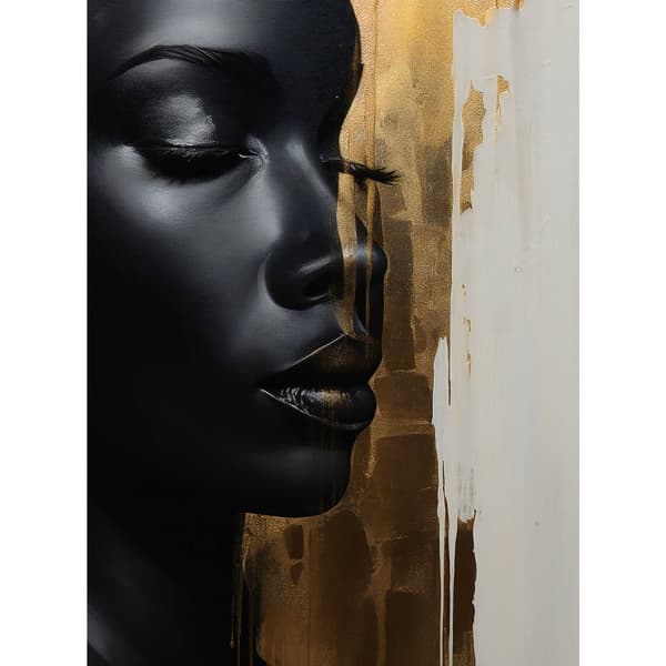 Golden Power Golden Power, 50x70 cm, uindrammet, premium lærred på båre