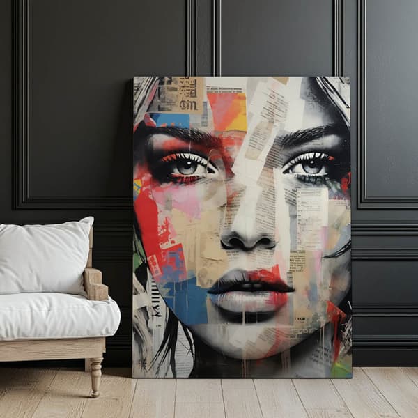 Mosaic of Emotions Mosaic of Emotions, 50x70 cm, sort aluminiumsramme, 230 gsm mat papir