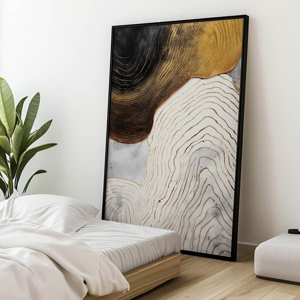 Golden Elegance Golden Elegance, 50x70 cm, gylden aluminiumsramme, 230 gsm mat papir
