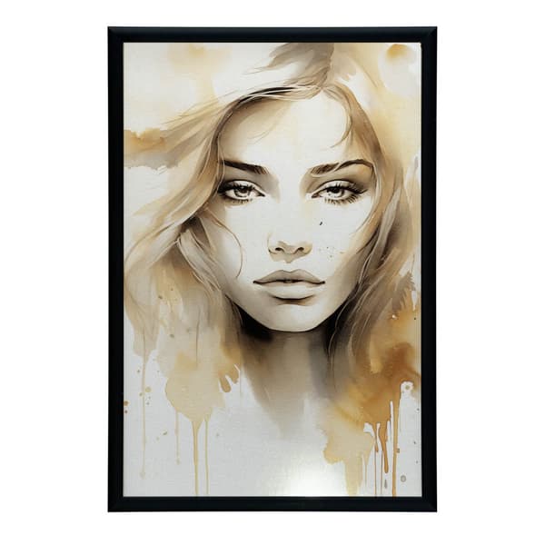 Mysterious Beauty Mysterious Beauty, 30x40 cm, lys egetræsramme, 230 gsm mat papir
