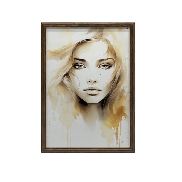 Mysterious Beauty Mysterious Beauty, 30x40 cm, lys egetræsramme, 230 gsm mat papir
