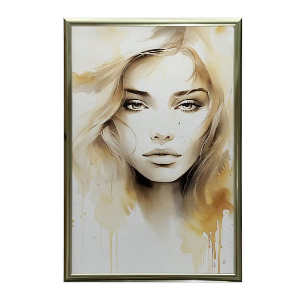 Mysterious Beauty Mysterious Beauty, 30x40 cm, lys egetræsramme, 230 gsm mat papir