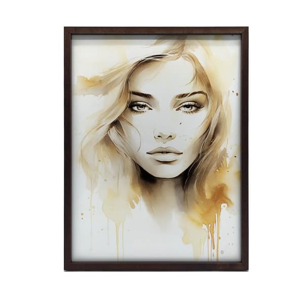 Mysterious Beauty Mysterious Beauty, 30x40 cm, lys egetræsramme, 230 gsm mat papir