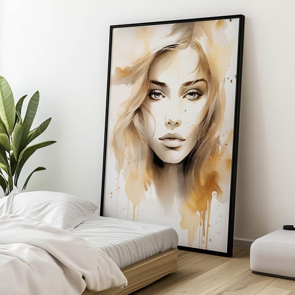 Mysterious Beauty Mysterious Beauty, 70x100 cm, uindrammet, premium lærred på båre