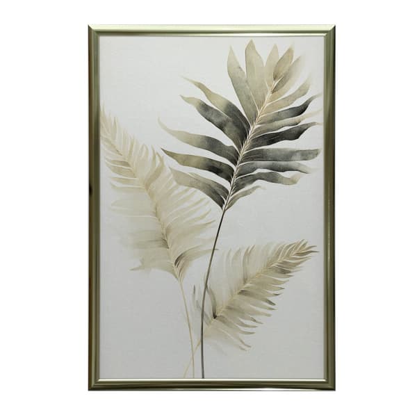 Exotiska palmer Exotiska palmer, 40x50 cm, svart aluminiumram, 230 gsm matt papper