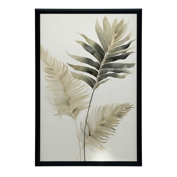 Exotiska palmer Exotiska palmer, 40x50 cm, svart aluminiumram, 230 gsm matt papper