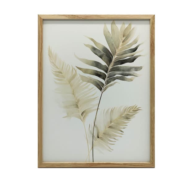 Exotiska palmer Exotiska palmer, 40x50 cm, svart aluminiumram, 230 gsm matt papper