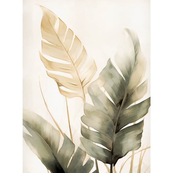 Green Oasis Green Oasis, 70x100 cm, guld aluminiumsramme, 230 gsm mat papir