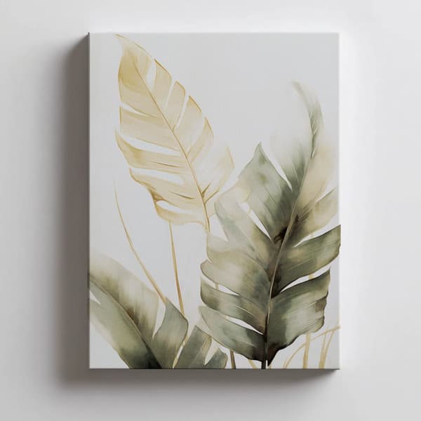 Green Oasis Green Oasis, 70x100 cm, guld aluminiumsramme, 230 gsm mat papir