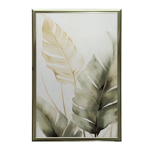 Green Oasis Green Oasis, 70x100 cm, guld aluminiumsramme, 230 gsm mat papir