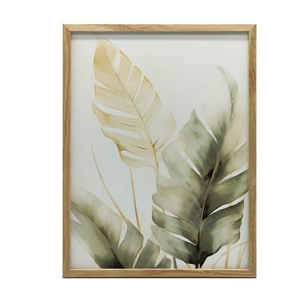 Green Oasis Green Oasis, 70x100 cm, guld aluminiumsramme, 230 gsm mat papir