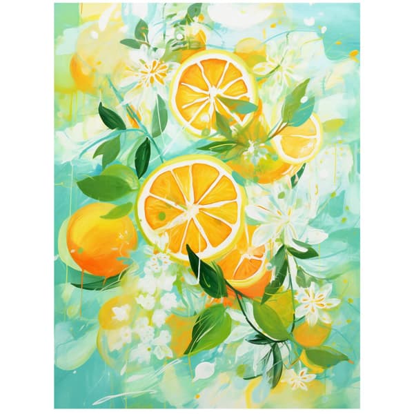 Forfriskende appelsiner Forfriskende appelsiner, 30x40 cm, uindrammet, 230 gsm mat papir