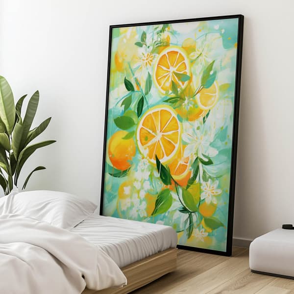 Forfriskende appelsiner Forfriskende appelsiner, 30x40 cm, uindrammet, 230 gsm mat papir