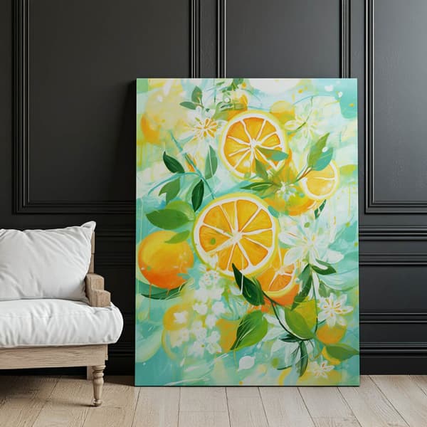Forfriskende appelsiner Forfriskende appelsiner, 30x40 cm, uindrammet, 230 gsm mat papir