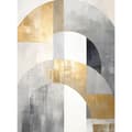 Pikkukuva 3 / 10: Kultainen symmetria: Art Deco abstraktiona Kultainen symmetria: Art Deco abstraktiona, 30x40 cm, kehystämätön, ensiluokkainen kangas paareilla