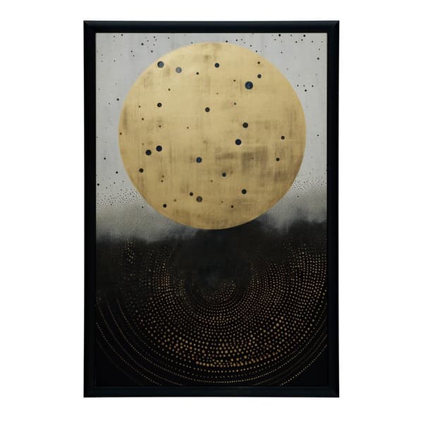 Golden Cosmic Circle Golden Cosmic Circle, 50x70 cm, uindrammet, premium lærred på båre