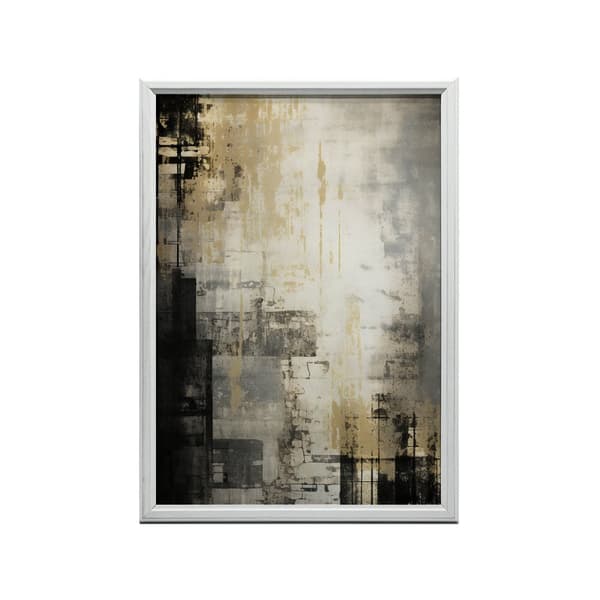 Modernin kultainen ilmasto Modernin kultainen ilmasto, 50x70 cm, musta alumiinirunko, 230 gsm mattapaperi
