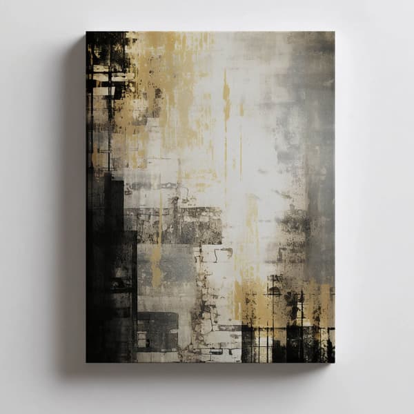 Golden Climate of Modernity Golden Climate of Modernity, 70x100 cm, lys egetræsramme, 230 gsm mat papir