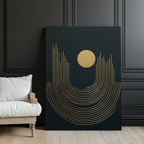 Golden Geometry Golden Geometry, 40x50 cm, uindrammet, 230 gsm mat papir