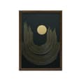 Miniatyrbillede 8 af 10: Golden Geometry Golden Geometry, 40x50 cm, gylden aluminiumsramme, 230 gsm mat papir