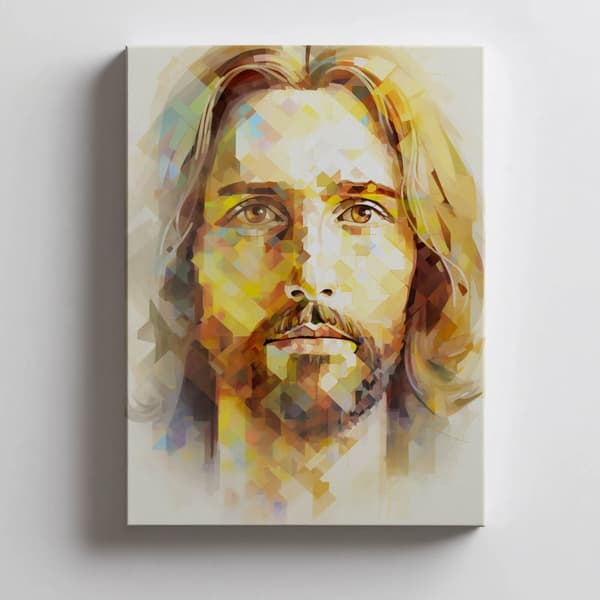 Modern Face of Jesus Modern Face of Jesus, 70x100 cm, oinramad, 230 gsm matt papper