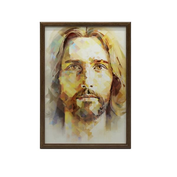 Modern Face of Jesus Modern Face of Jesus, 70x100 cm, oinramad, 230 gsm matt papper