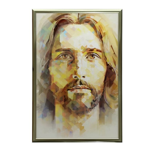 Modern Face of Jesus Modern Face of Jesus, 70x100 cm, oinramad, 230 gsm matt papper