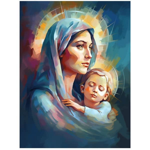Mother's Love Mother's Love, 70x100 cm, guld aluminiumram, 230 gsm matt papper