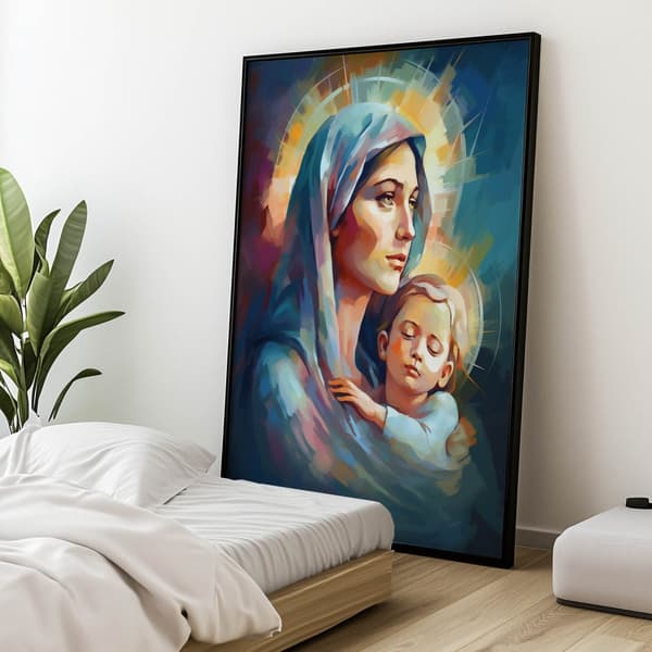 Mother's Love Mother's Love, 70x100 cm, guld aluminiumram, 230 gsm matt papper