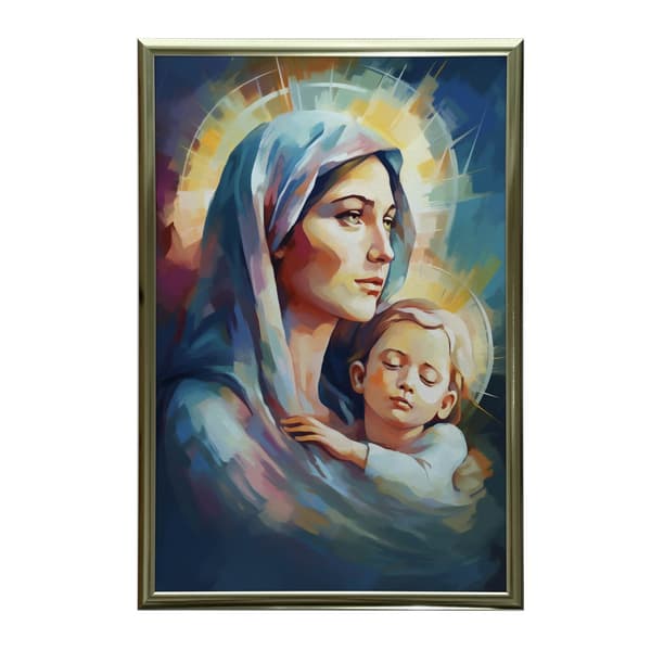 Mother's Love Mother's Love, 70x100 cm, guld aluminiumram, 230 gsm matt papper