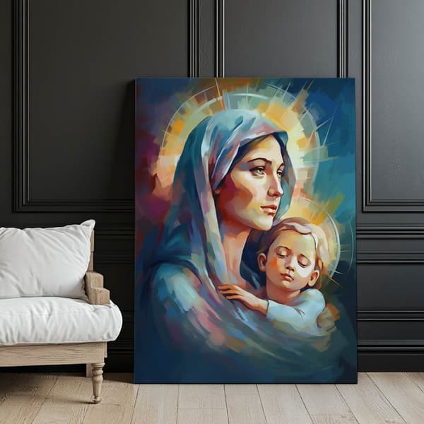 Mother's Love Mother's Love, 70x100 cm, guld aluminiumram, 230 gsm matt papper