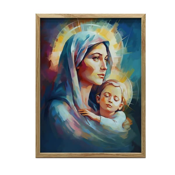 Mother's Love Mother's Love, 70x100 cm, guld aluminiumram, 230 gsm matt papper