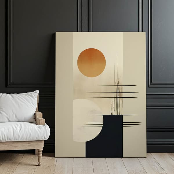 Minimalismi ja luonto Minimalismi ja luonto, 30x40 cm, kultainen alumiinikehys, 230 gsm mattapaperi