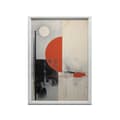 Miniatyrbild 7 av 10: Subtil Harmony med djärv accent Subtil Harmony med djärv accent, 30x40 cm, mörkbrun träram, 230 gsm matt papper