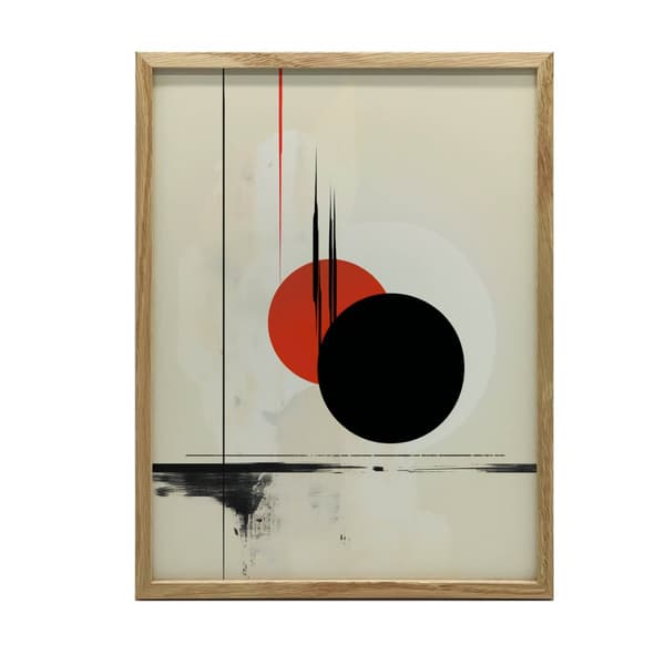 Kontrastcirkler Kontrastcirkler, 70x100 cm, uindrammet, 230 gsm mat papir