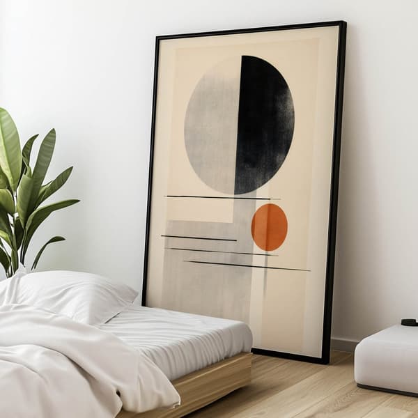 Geometric Abstraction Geometric Abstraction, 30x40 cm, lys egetræsramme, 230 gsm mat papir