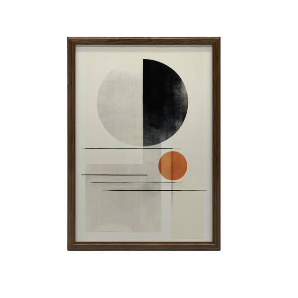 Geometric Abstraction Geometric Abstraction, 30x40 cm, lys egetræsramme, 230 gsm mat papir