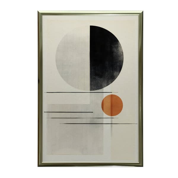 Geometric Abstraction Geometric Abstraction, 30x40 cm, lys egetræsramme, 230 gsm mat papir