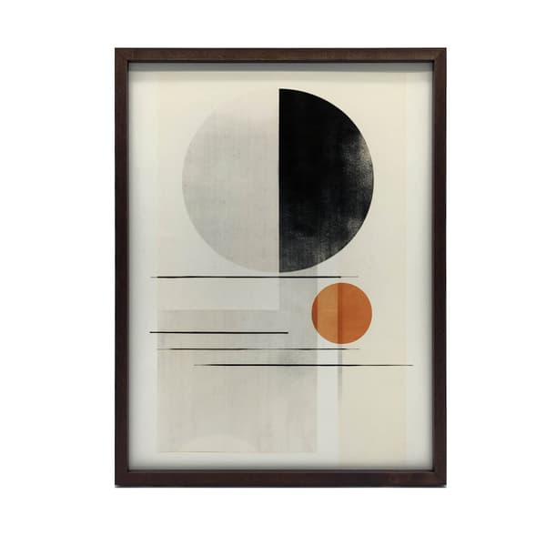 Geometric Abstraction Geometric Abstraction, 30x40 cm, lys egetræsramme, 230 gsm mat papir