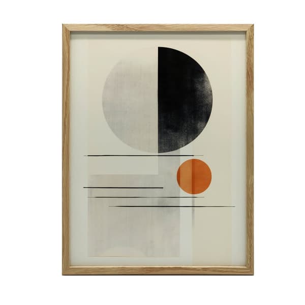 Geometric Abstraction Geometric Abstraction, 30x40 cm, lys egetræsramme, 230 gsm mat papir