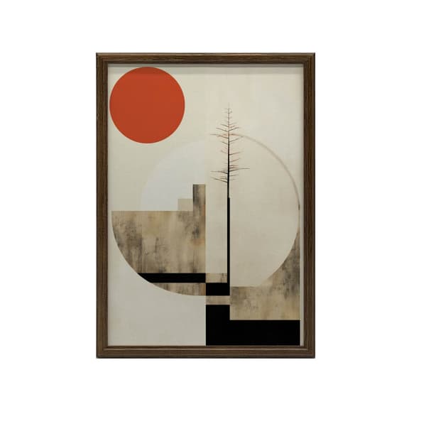 Harmony of Minimalism Harmony of Minimalism, 50x70 cm, guld aluminiumsramme, 230 gsm mat papir