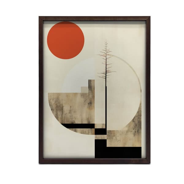 Harmony of Minimalism Harmony of Minimalism, 50x70 cm, guld aluminiumsramme, 230 gsm mat papir
