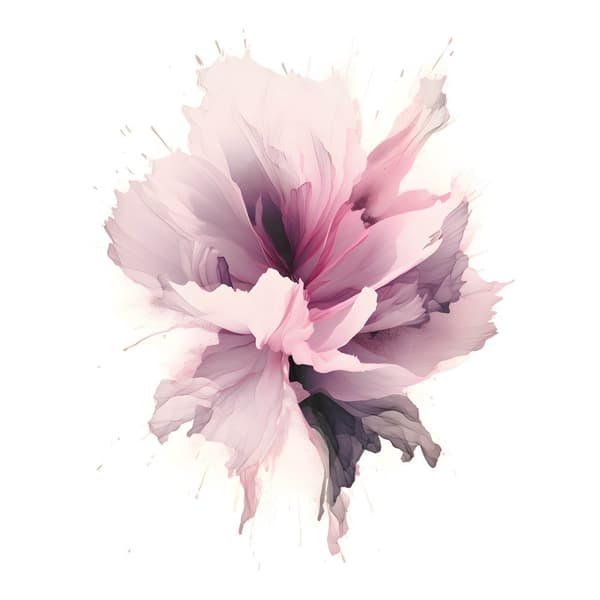 Subtle Touch of Flower Subtle Touch of Flower, 40x50 cm, sort aluminiumsramme, 230 gsm mat papir