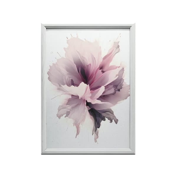 Subtle Touch of Flower Subtle Touch of Flower, 40x50 cm, sort aluminiumsramme, 230 gsm mat papir