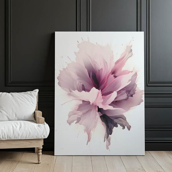 Subtle Touch of Flower Subtle Touch of Flower, 40x50 cm, sort aluminiumsramme, 230 gsm mat papir