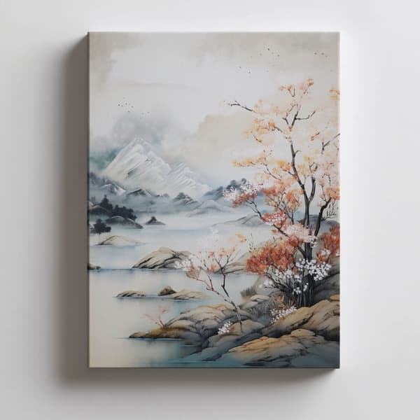 Soothing in Pastels Soothing in Pastels, 70x100 cm, lys egetræsramme, 230 gsm mat papir
