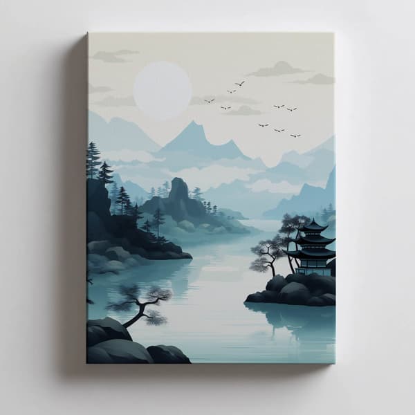 Inner Peace Inner Peace, 60x90 cm, guld aluminiumsramme, 230 gsm mat papir